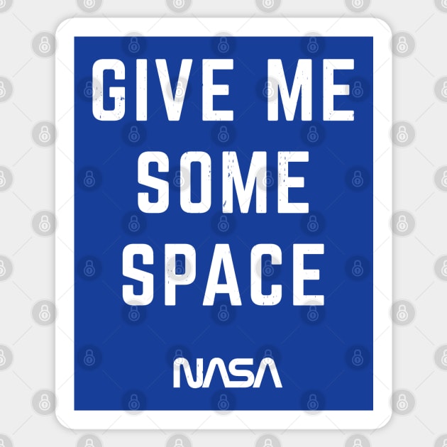 Give me some space - vintage nasa Sticker by BodinStreet